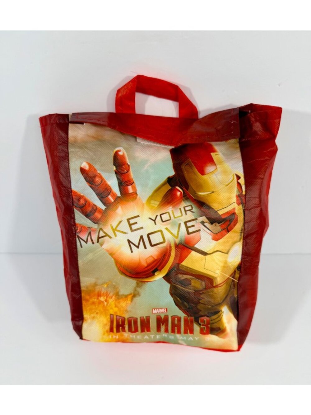Marvel Iron Man 3 Subway Kids Meal Promotional Reusable Tote Bag Handles Superhe